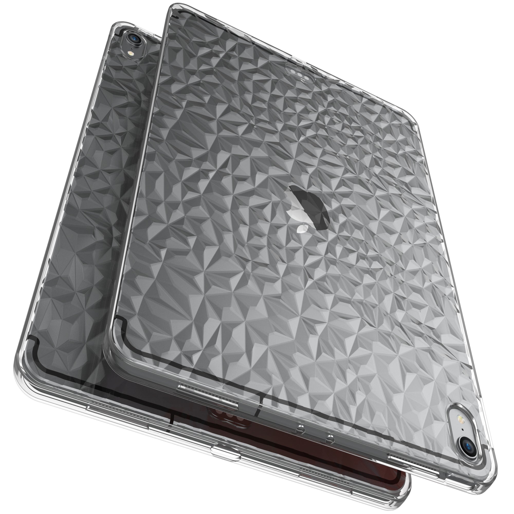 Luvvitt iPad Pro 11 Case CLEAR DIAMOND TPU Flexible Back Cover for 2018 - Clear