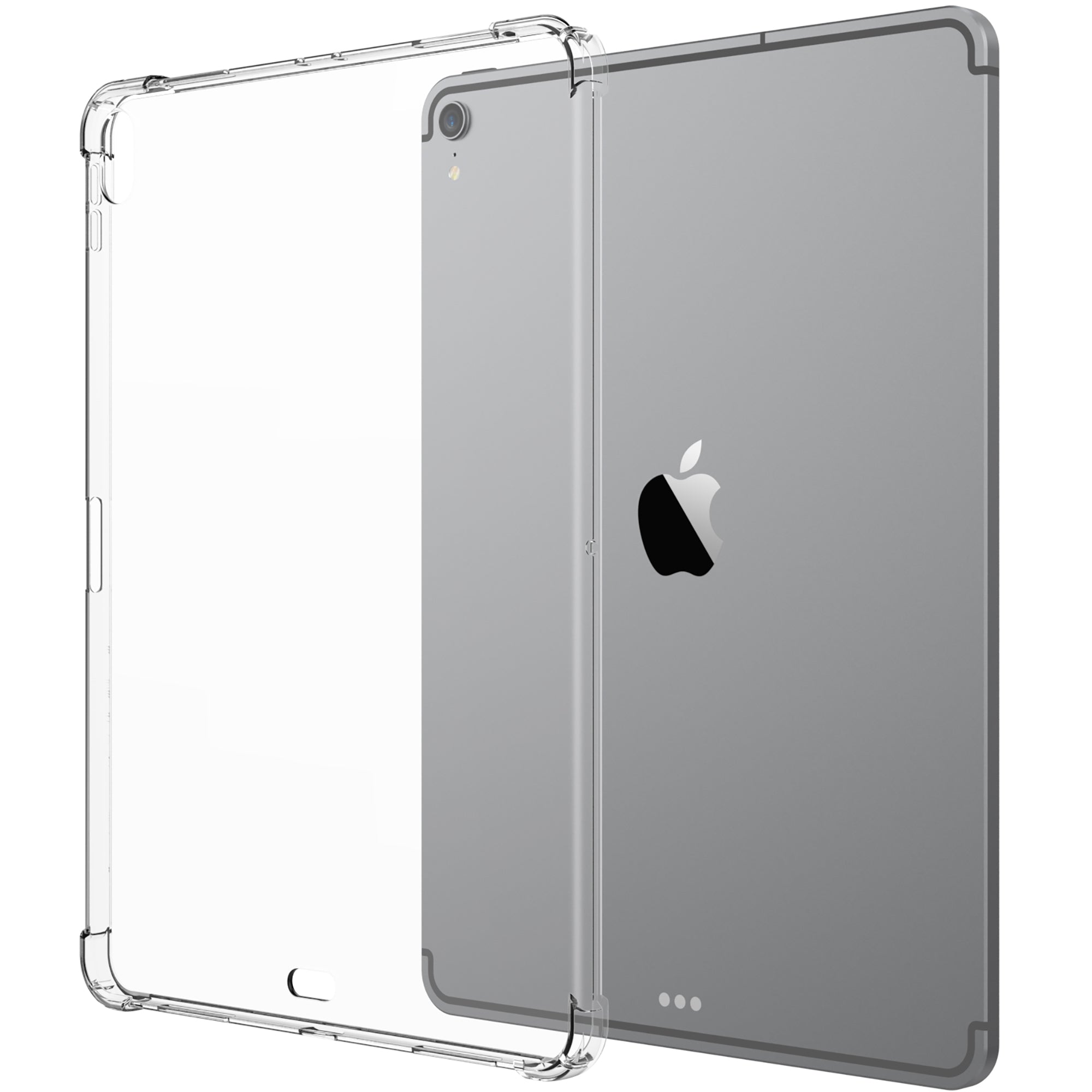 Luvvitt iPad Pro 11 Case CRYSTAL VIEW Flexible TPU Slim Back Cover 2018 - Clear