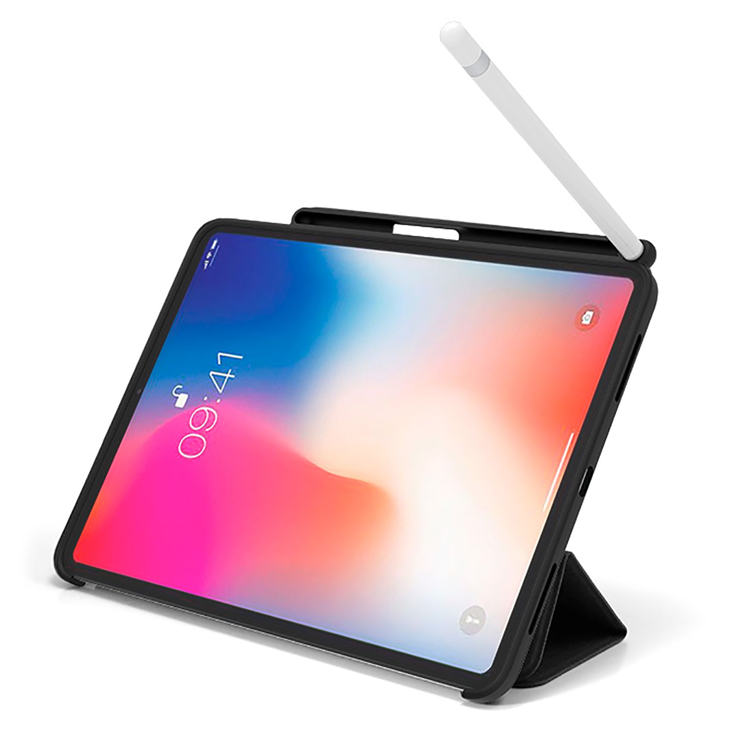 LUVVITT iPad Pro 12.9 Case Front and Back Cover with Pencil Holder 2018