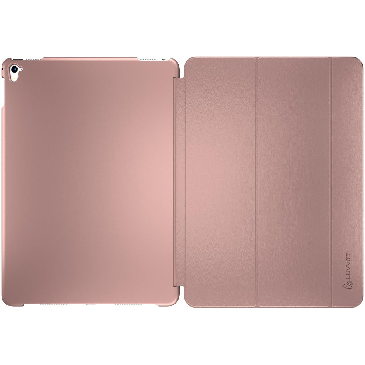 LUVVITT RESCUE Case Full Body Front and Back Cover for iPad Pro 9.7 Rose Gold