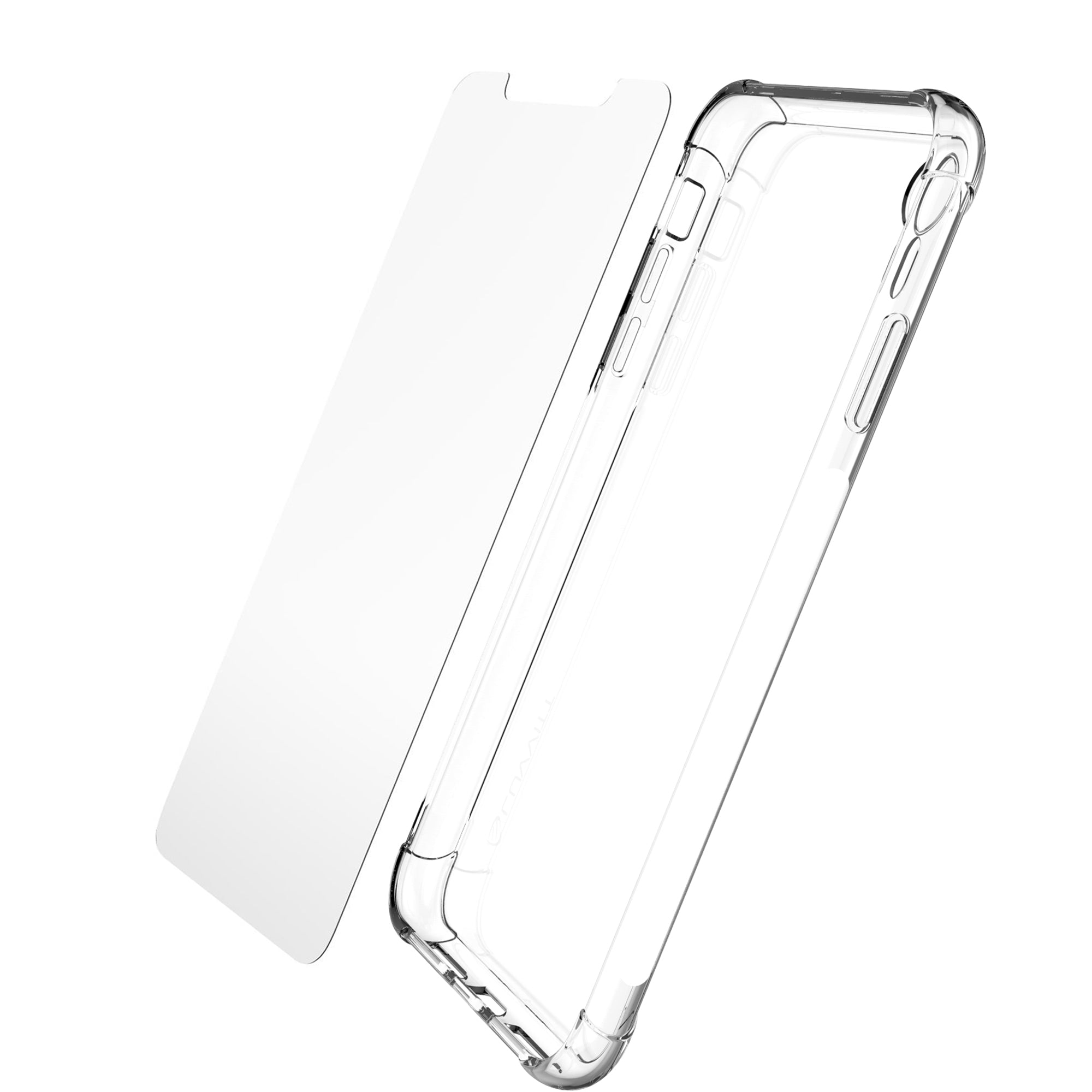 Luvvitt Crystal View Case and Tempered Glass Set for iPhone XR - 6.1 inch 2018