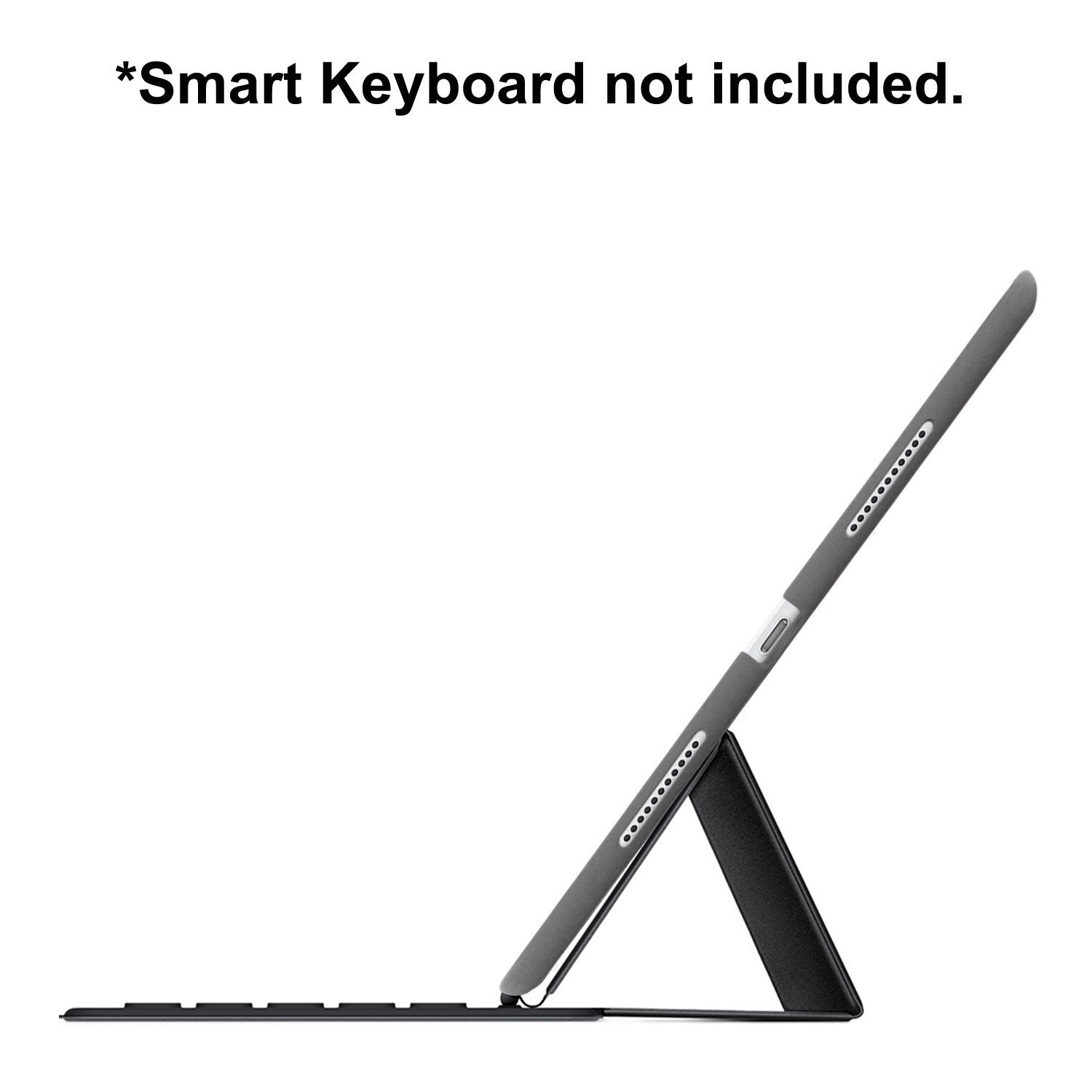 LUVVITT SVELTE Hard Slim Fit Premium Case for iPad Pro 12.9 (2017) - Black