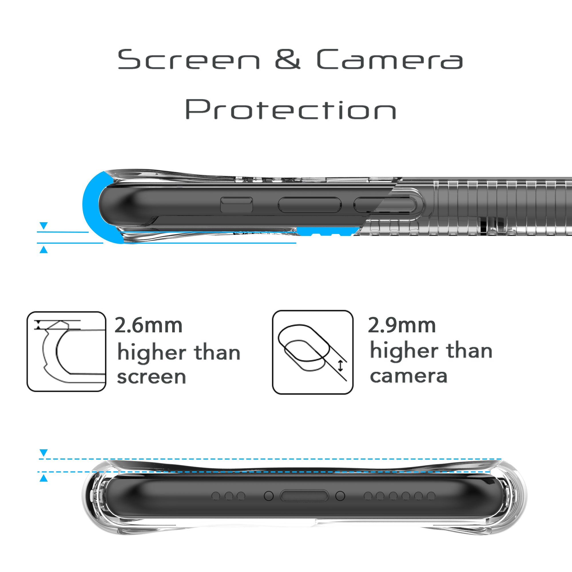 Luvvitt Clear Grip Shockproof Flexible TPU Case for Apple iPhone 11 Pro Max 2019