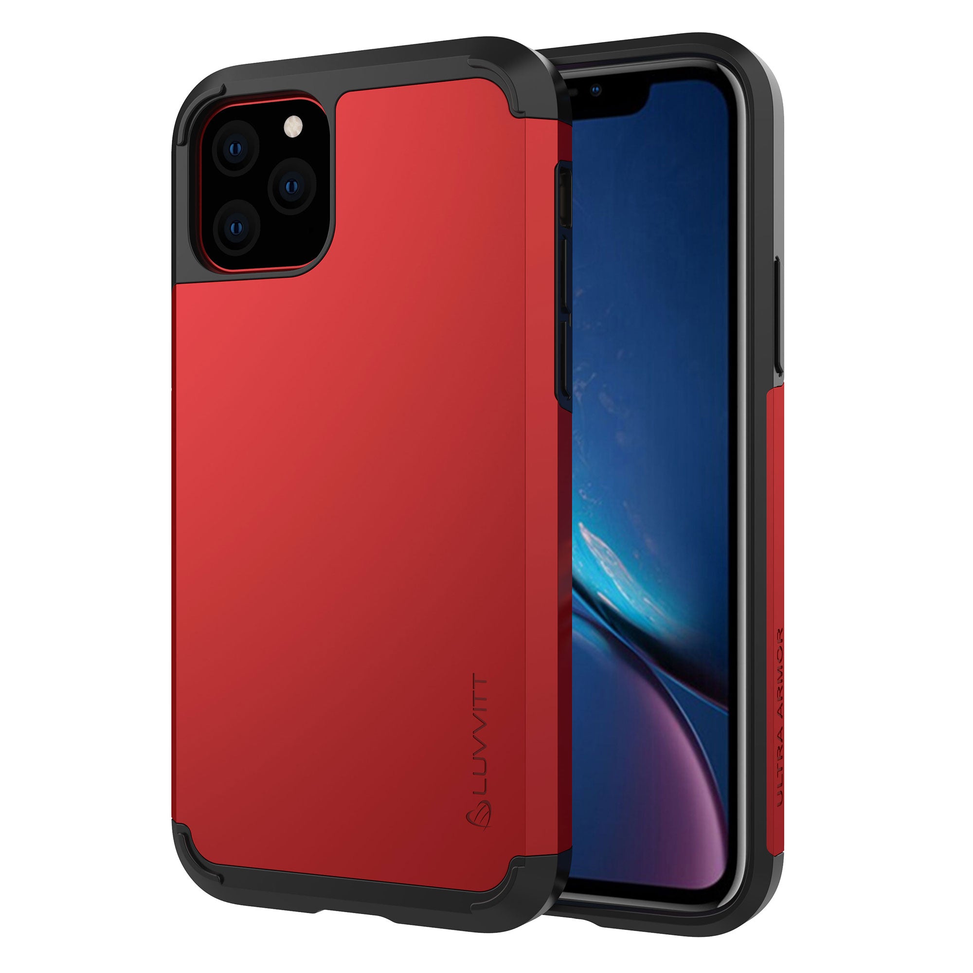 Luvvitt Ultra Armor Dual Layer Heavy Duty Case for iPhone 11 Pro Max 2019 - Red
