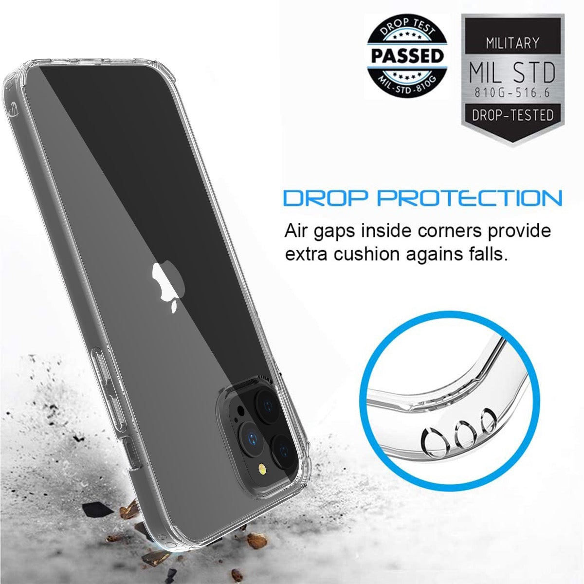 Luvvitt Clear View Hybrid Case for Apple iPhone 15 Plus  (6.7")