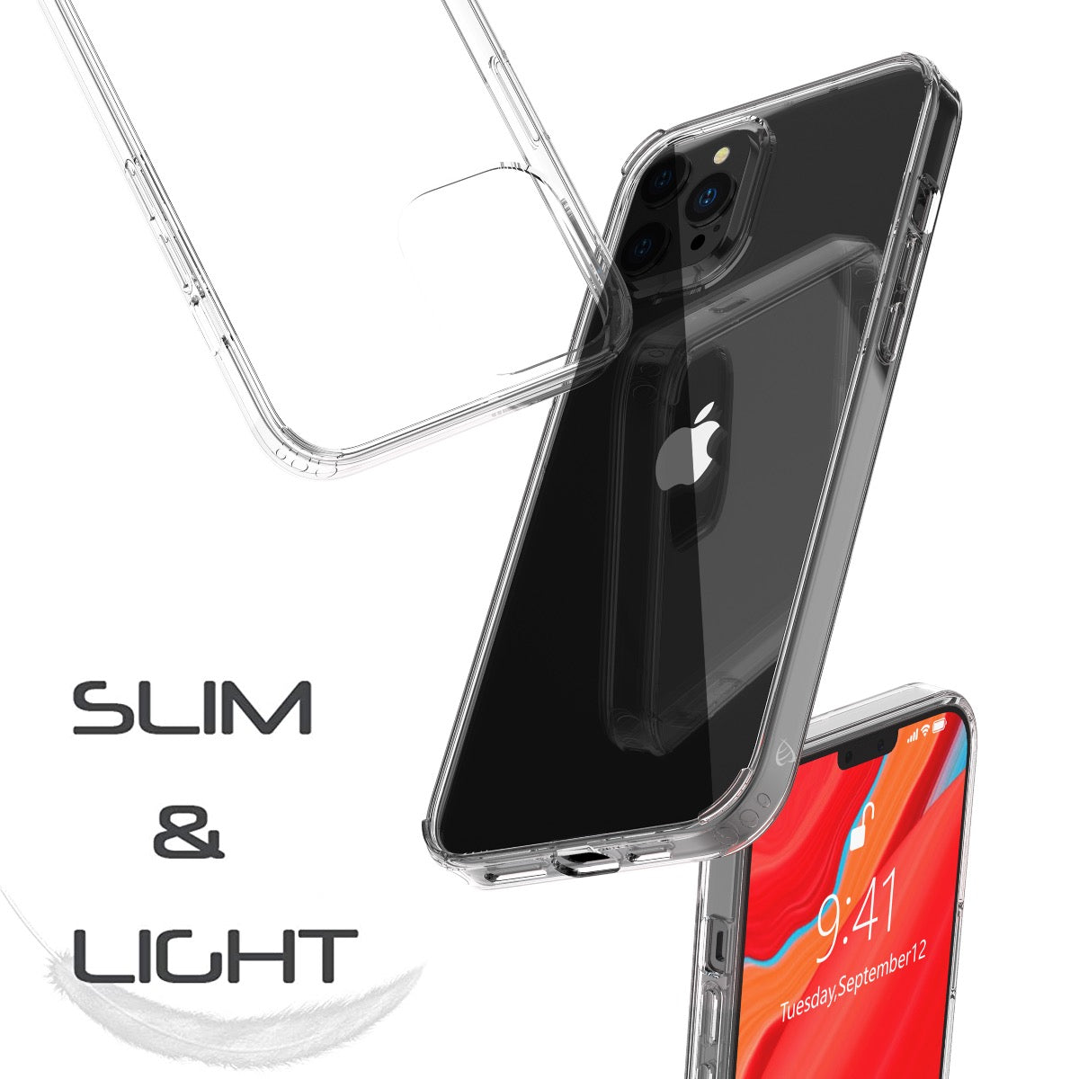Luvvitt Clear View Hybrid Case for Apple iPhone 15 Plus (6.7")