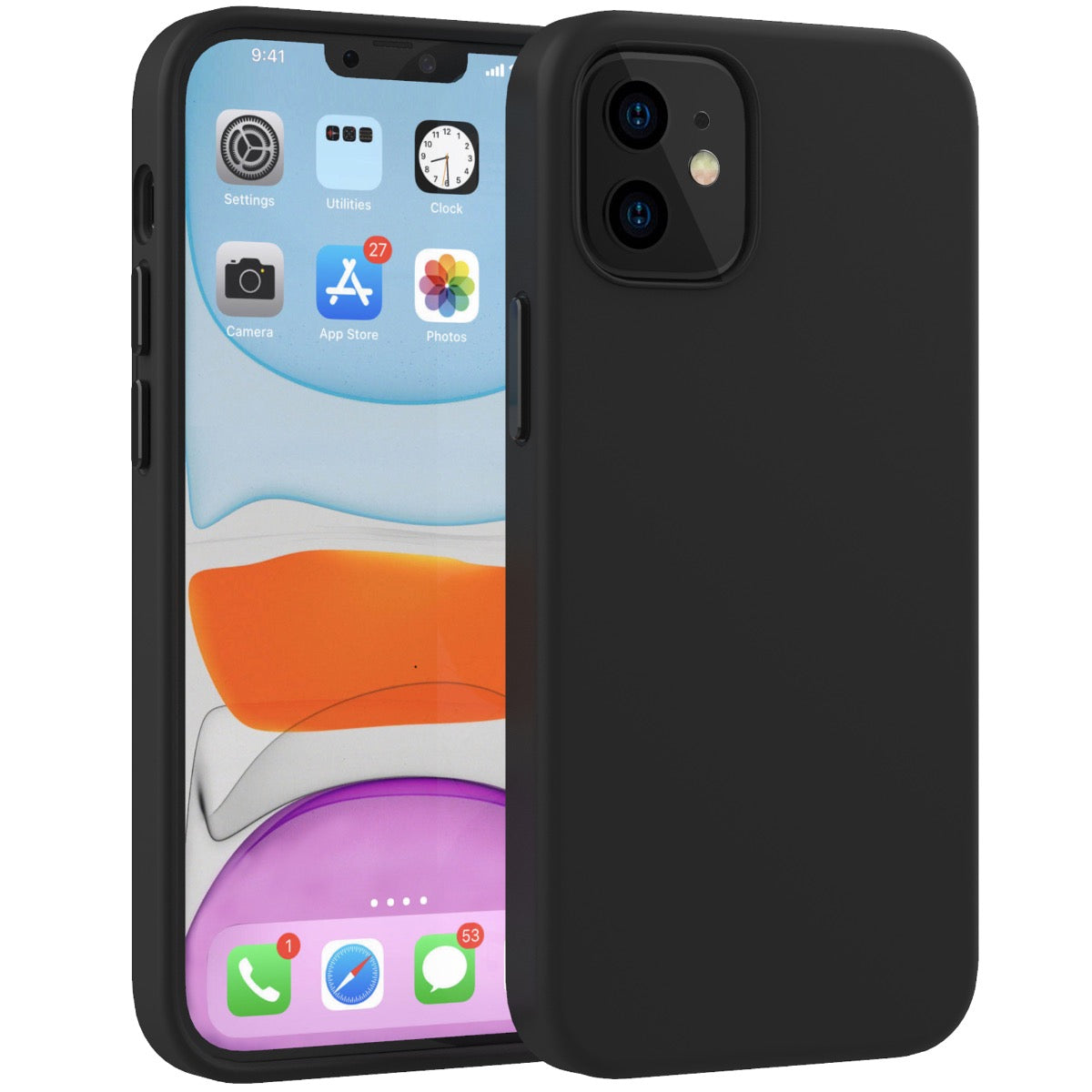 Luvvitt Liquid Silicone Hybrid Case for Apple iPhone 15 (6.1")