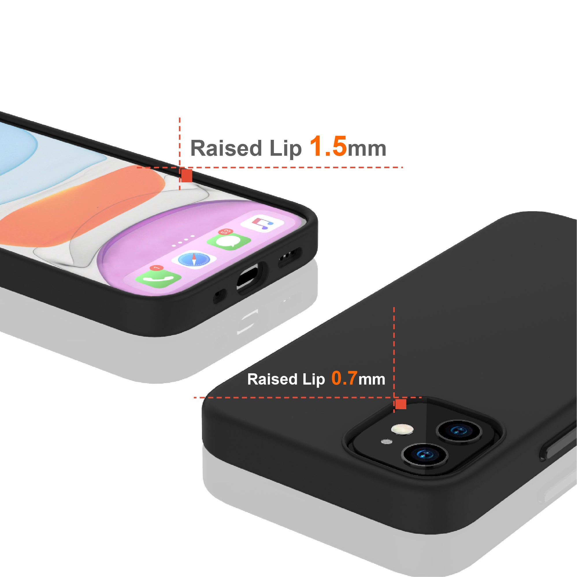 Luvvitt Liquid Silicone Hybrid Case for Apple iPhone 14 (6.1")