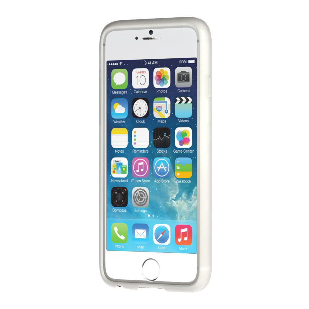 LUVVITT FROST iPhone 6/6s PLUS Case Soft TPU Rubber Back Cover - Frosted Clear