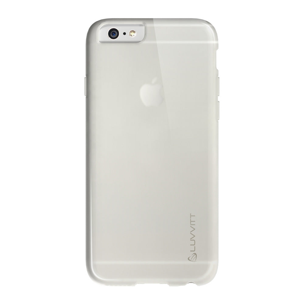 LUVVITT FROST iPhone 6/6s PLUS Case Soft TPU Rubber Back Cover - Frosted Clear