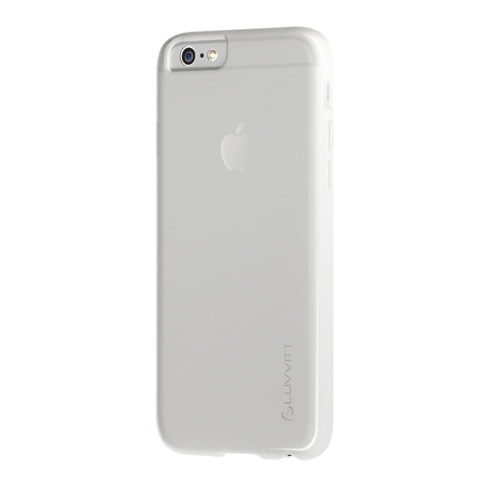 LUVVITT FROST iPhone 6/6s PLUS Case Soft TPU Rubber Back Cover - Frosted Clear