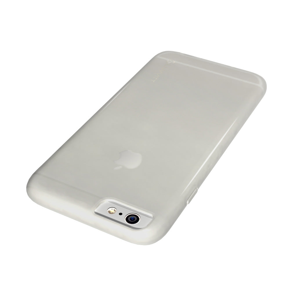 LUVVITT FROST iPhone 6/6s PLUS Case Soft TPU Rubber Back Cover - Frosted Clear