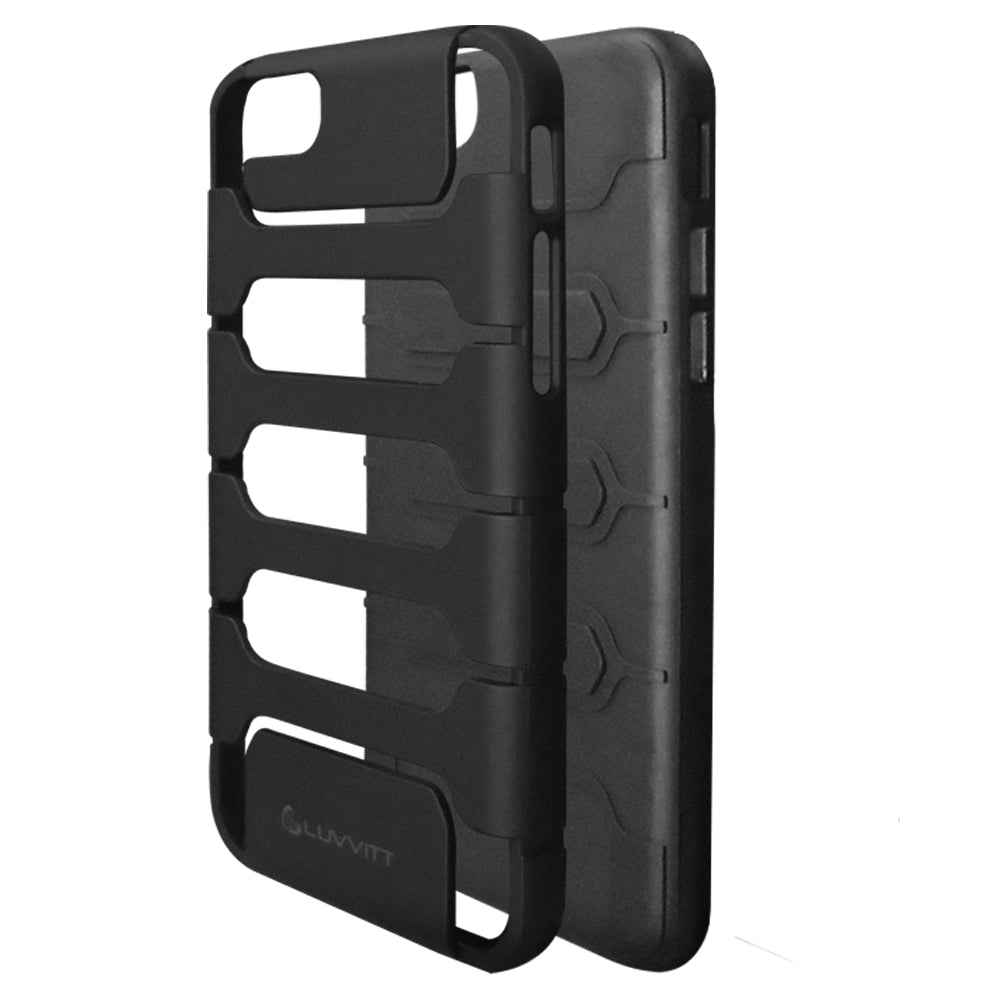 LUVVITT ARMOR SHELL iPhone 6 Case / Dual Layer Back Cover for iPhone 6 - Black