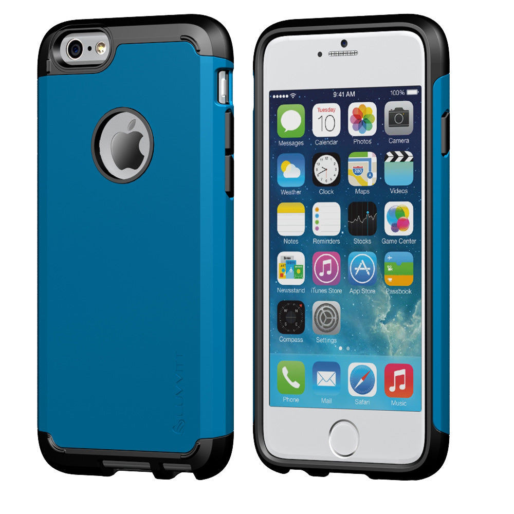 LUVVITT ULTRA ARMOR iPhone 6/6s PLUS Case | Back Cover for iPhone 5.5 in- Blue