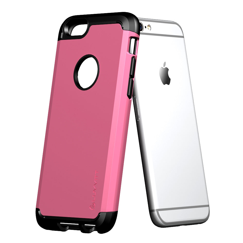 LUVVITT ULTRA ARMOR iPhone 6/6s PLUS Case | Back Cover for iPhone 5.5 in - Pink