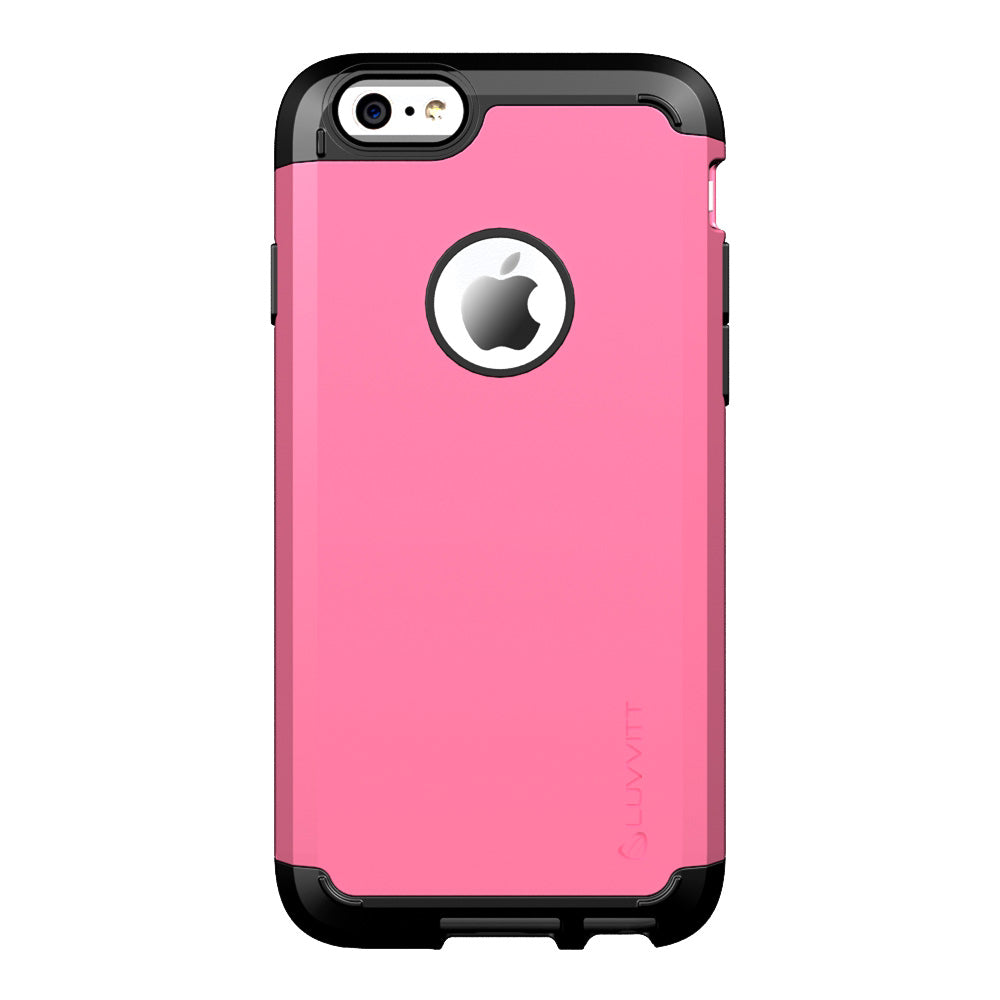 LUVVITT ULTRA ARMOR iPhone 6/6s PLUS Case | Back Cover for iPhone 5.5 in - Pink