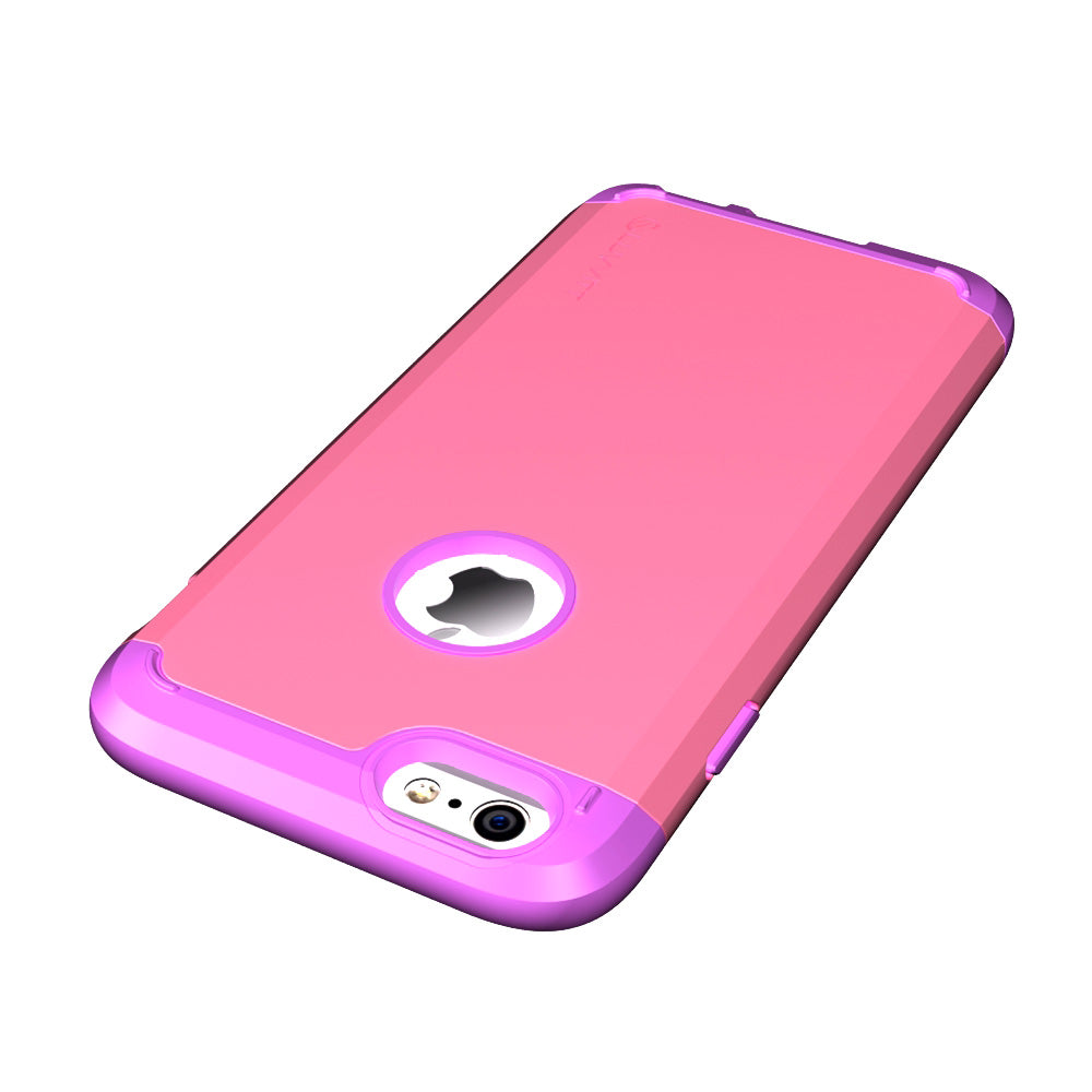 LUVVITT ULTRA ARMOR iPhone 6 / 6S Case | Dual Layer Back Cover - Purple / Pink