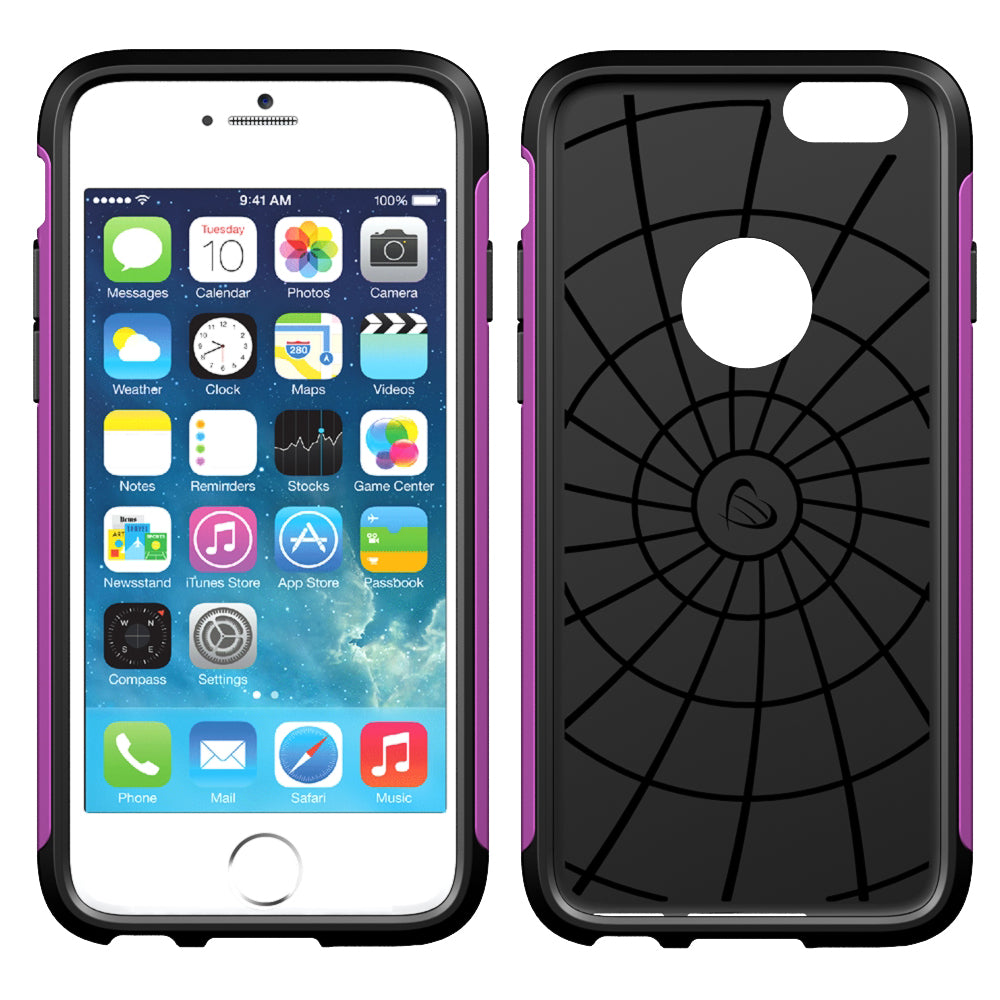 LUVVITT ULTRA ARMOR iPhone 6 / 6S Case | Dual Layer Back Cover - Purple