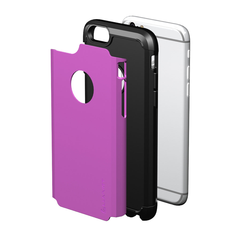 LUVVITT ULTRA ARMOR iPhone 6 / 6S Case | Dual Layer Back Cover - Purple