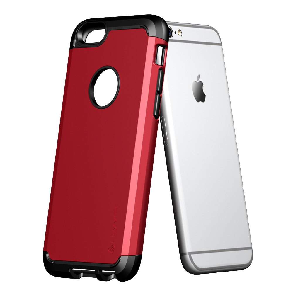 LUVVITT ULTRA ARMOR iPhone 6 / 6S Case | Dual Layer Back Cover - Red