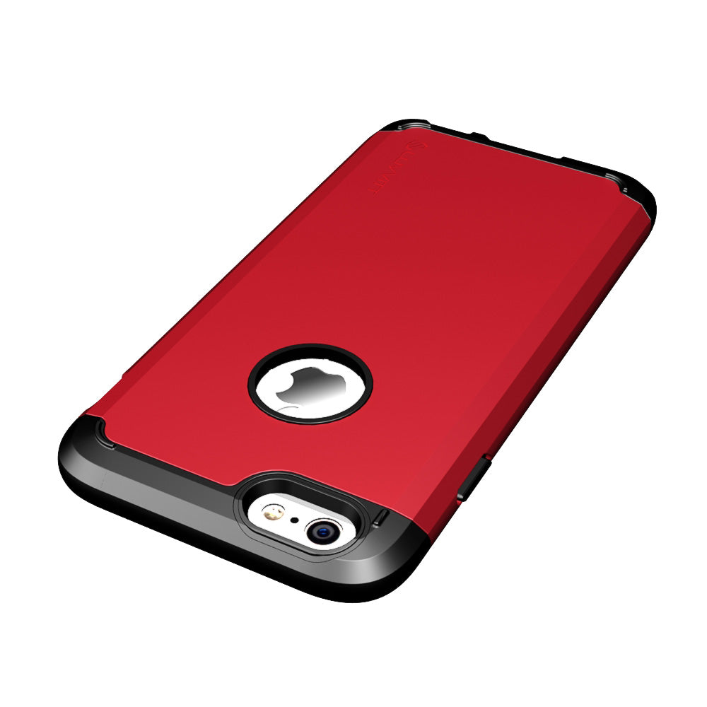 LUVVITT ULTRA ARMOR iPhone 6 / 6S Case | Dual Layer Back Cover - Red