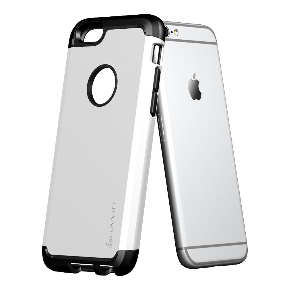 LUVVITT ULTRA ARMOR iPhone 6 / 6S Case | Dual Layer Back Cover - White