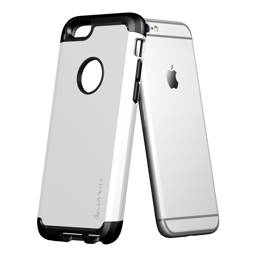 LUVVITT ULTRA ARMOR iPhone 6/6s PLUS Case | Back Cover for iPhone 5.5 in - White
