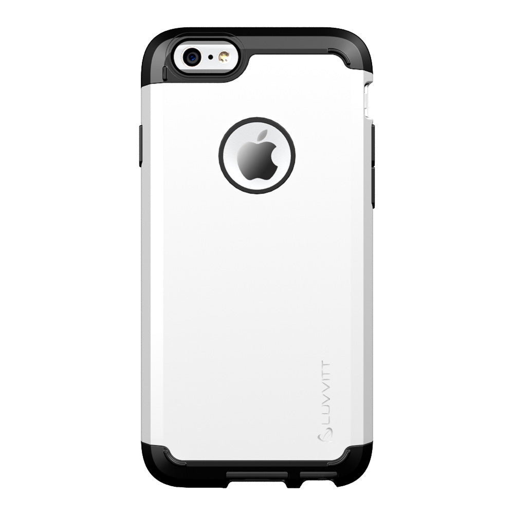 LUVVITT ULTRA ARMOR iPhone 6 / 6S Case | Dual Layer Back Cover - White