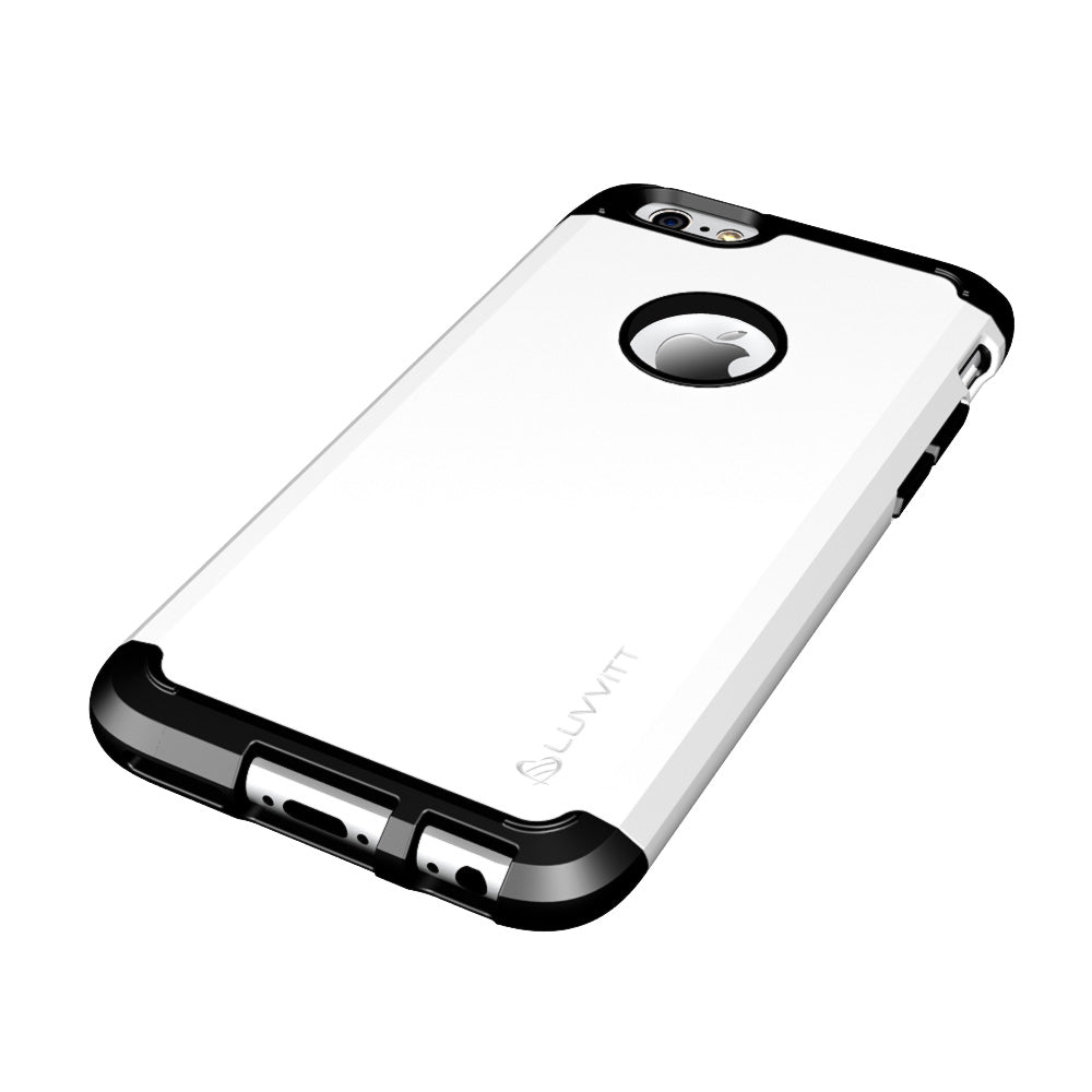 LUVVITT ULTRA ARMOR iPhone 6 / 6S Case | Dual Layer Back Cover - White