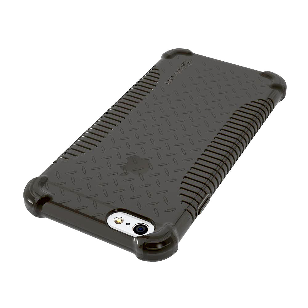 LUVVITT CLEAR GRIP iPhone 6S / 6 Case Soft TPU Rubber Back Cover - Black