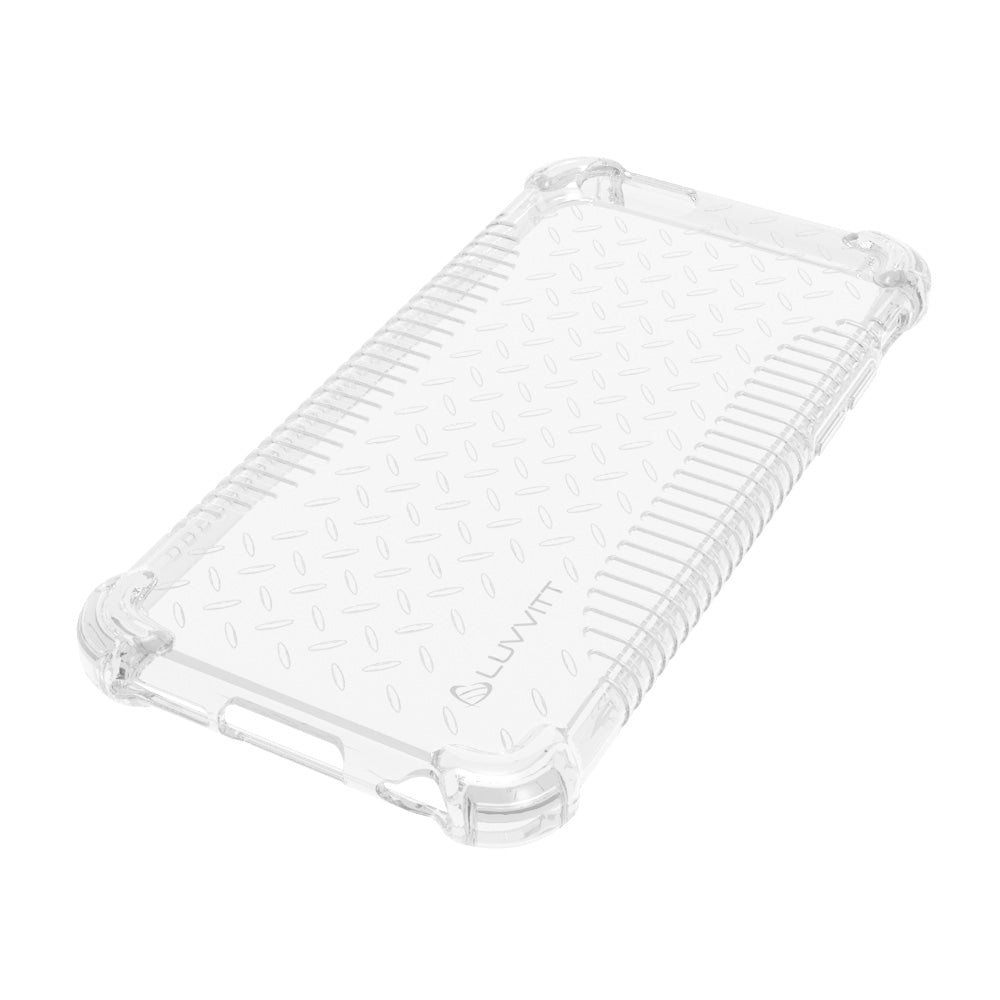 LUVVITT CLEAR GRIP Galaxy Note 6 Case Soft TPU Rubber Back Cover - Crystal Clear