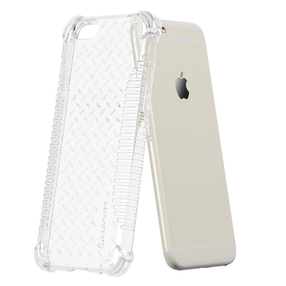 LUVVITT CLEAR GRIP iPhone 6S / 6 Case Soft TPU Rubber Back Cover Crystal Clear