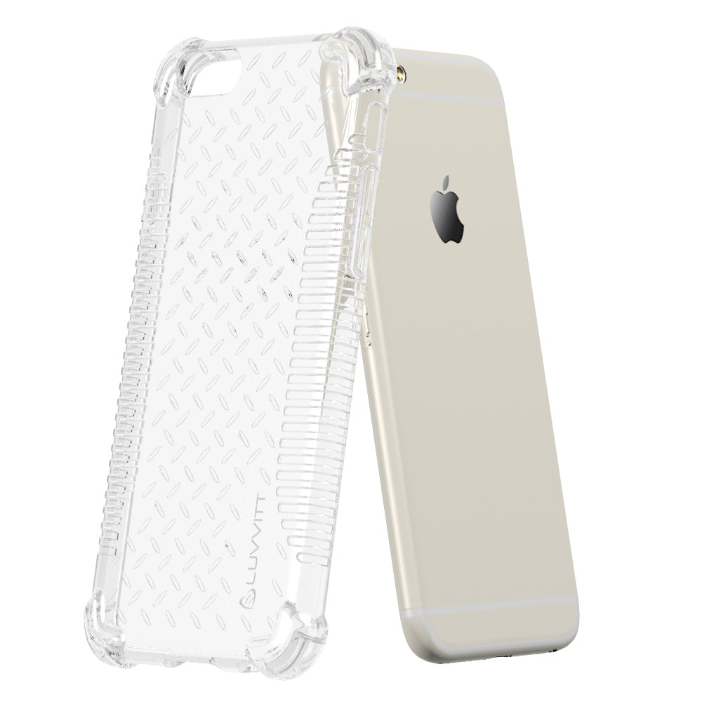 LUVVITT CLEAR GRIP Galaxy Note 6 Case Soft TPU Rubber Back Cover - Crystal Clear