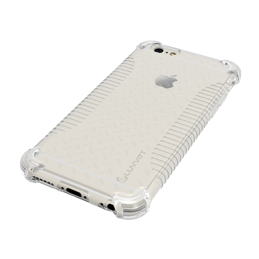 LUVVITT CLEAR GRIP Galaxy Note 6 Case Soft TPU Rubber Back Cover - Crystal Clear