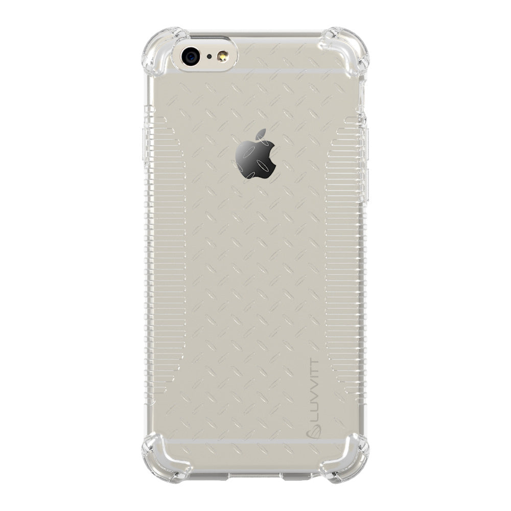 LUVVITT CLEAR GRIP iPhone 6S / 6 Case Soft TPU Rubber Back Cover Crystal Clear
