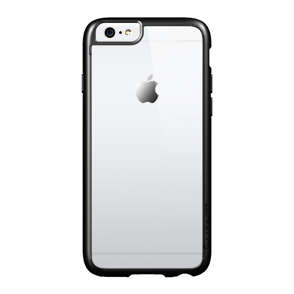LUVVITT CLEARVIEW Case for iPhone 6S / 6 | Hybrid Back Cover - Clear / Black