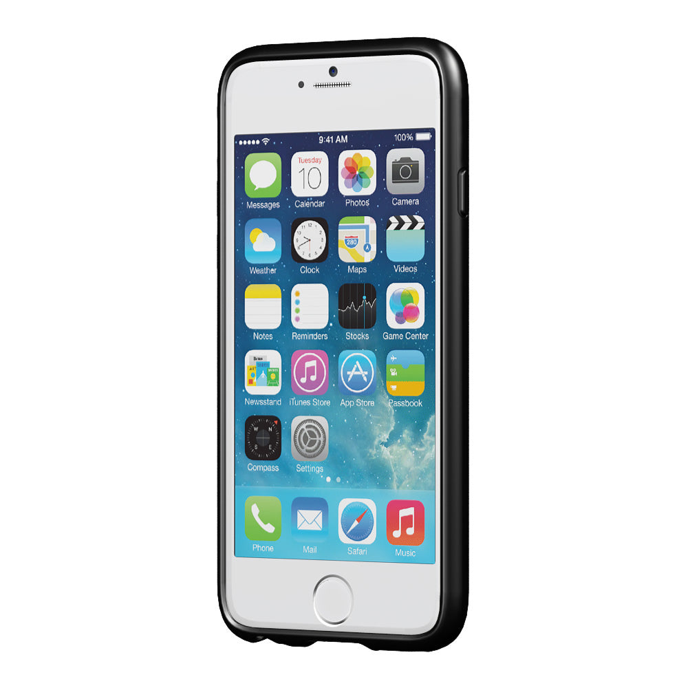 LUVVITT CLEARVIEW Case for iPhone 6/6s PLUS Back Cover for 5.5 inch Plus Black