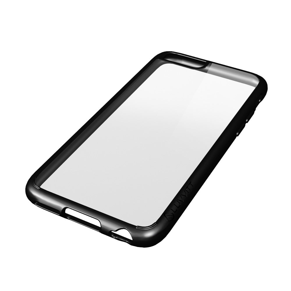 LUVVITT CLEARVIEW Case for iPhone 6S / 6 | Hybrid Back Cover - Clear / Black