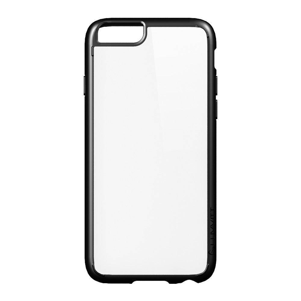 LUVVITT CLEARVIEW Case for iPhone 6S / 6 | Hybrid Back Cover - Clear / Black