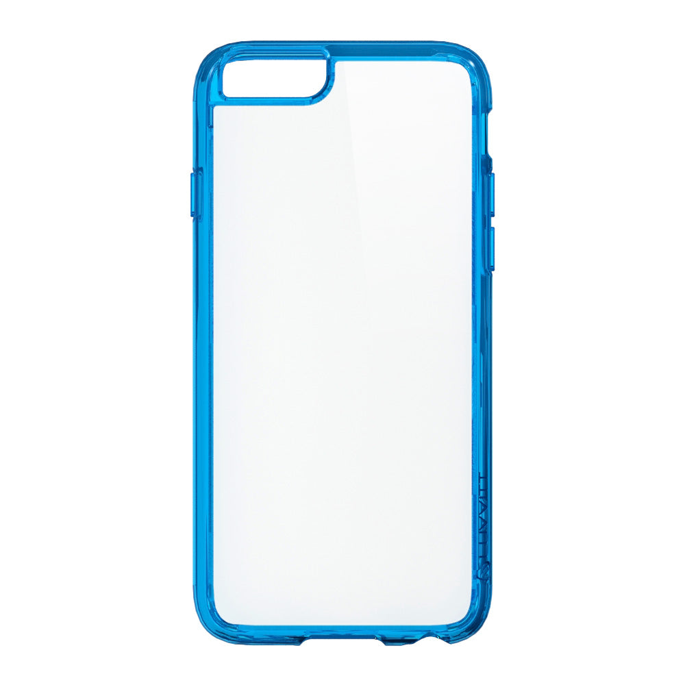 LUVVITT CLEARVIEW Case for iPhone 6/6s PLUS Back Cover for 5.5 inch Plus - Blue