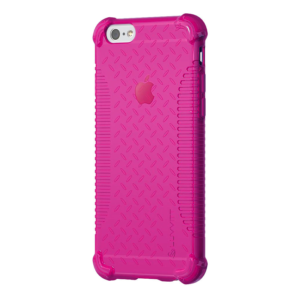 LUVVITT CLEAR GRIP iPhone 6S / 6 Case Soft TPU Rubber Back Cover - Pink