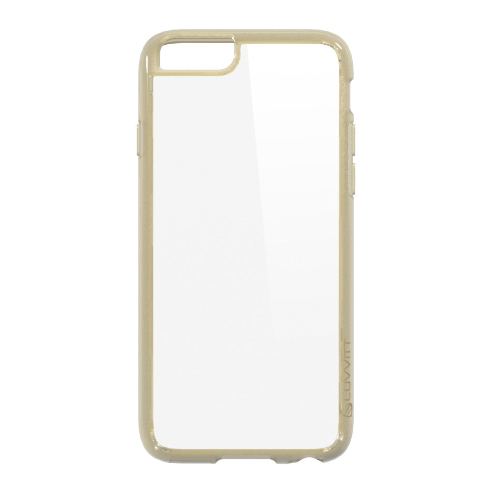 LUVVITT CLEARVIEW Case for iPhone 6s /6 | Hybrid Back Cover - Champagne Gold