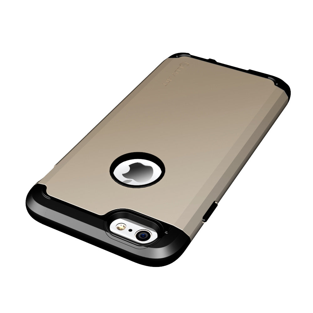 LUVVITT ULTRA ARMOR iPhone 6 / 6S Case | Dual Layer Back Cover - Gold