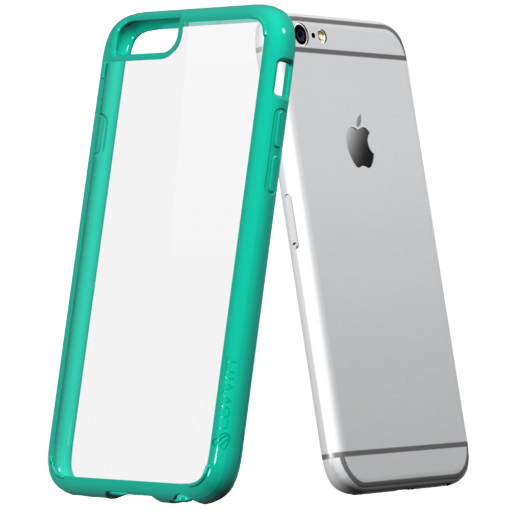 LUVVITT CLEARVIEW Case for iPhone 6S / 6 | Hybrid Back Cover - Mint Green