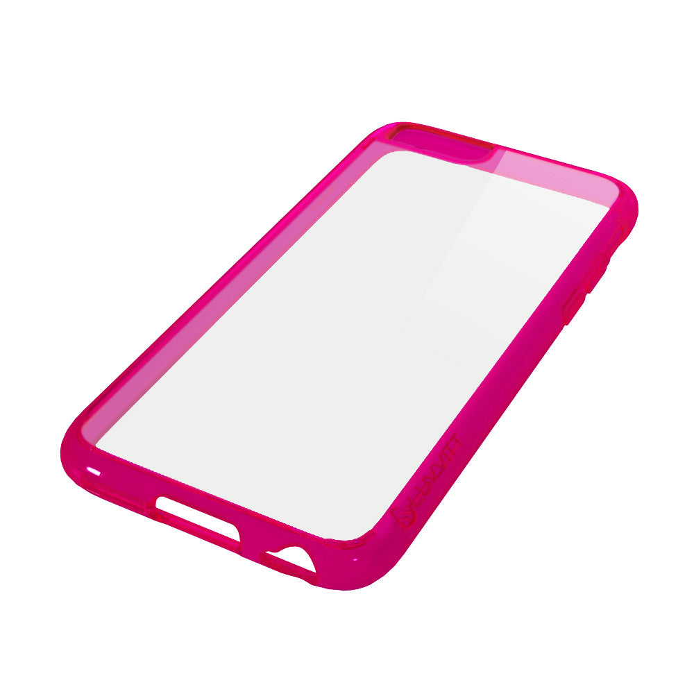 LUVVITT CLEARVIEW Case for iPhone 6/6s PLUS Back Cover for 5.5 inch Plus - Pink