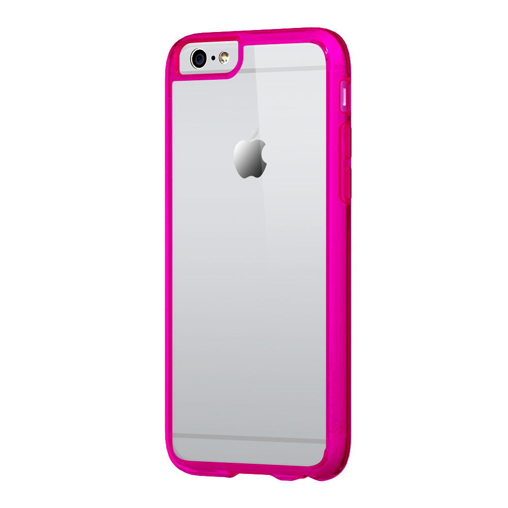 LUVVITT CLEARVIEW Case for iPhone 6/6s PLUS Back Cover for 5.5 inch Plus - Pink