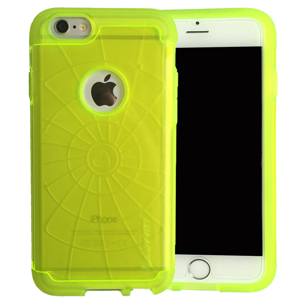 LUVVITT ULTRA ARMOR iPhone 6 / 6S Case | Dual Layer Back Cover - Neon Yellow