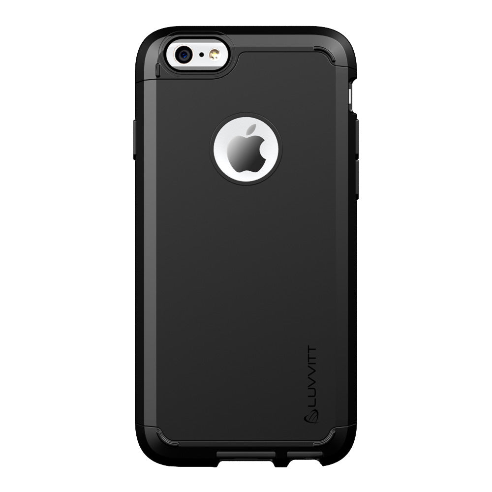 LUVVITT ULTRA ARMOR iPhone 6 / 6S Case | Dual Layer Back Cover - Black