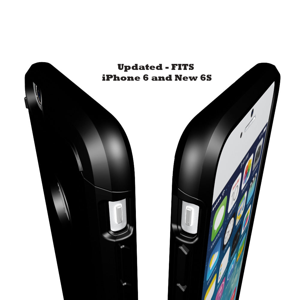 LUVVITT SLEEK ARMOR Galaxy S7 Plus Case | Dual Layer Back Cover - Black
