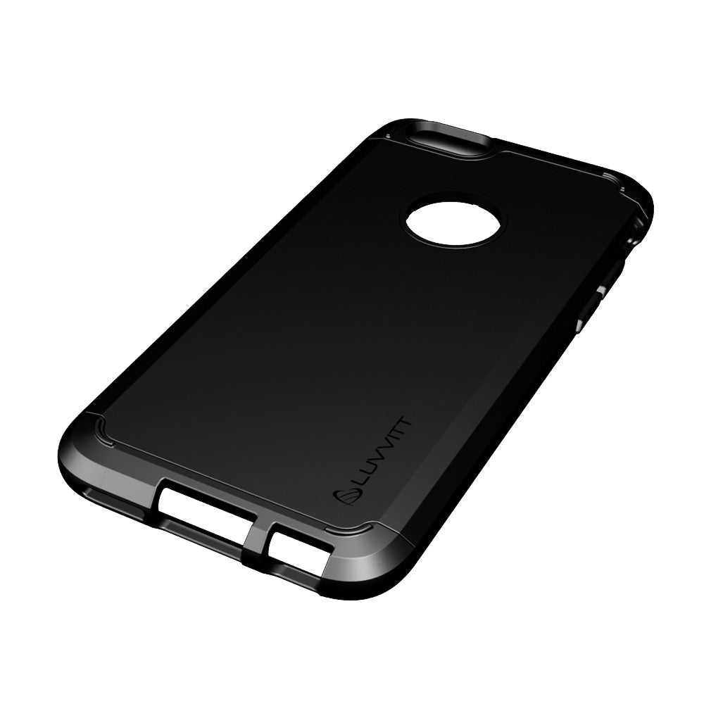 LUVVITT SLEEK ARMOR Galaxy S7 Plus Case | Dual Layer Back Cover - Black